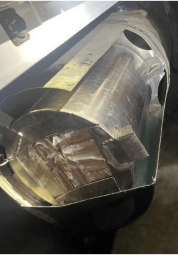 Canine unit finds over 400 pounds of cocaine hidden in truck’s fuel tanks at U.S. border